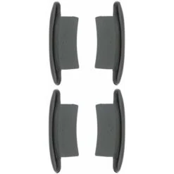 4x Embout Guidage De Lame De Volet Roulant En PVC Noir Coulisse Maintien Treuil Fenêtre Store Ouverture Fermeture Tablier, Pour Lame Alu De 44 X 8mm