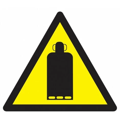 DANGER BOUTEILLE DE GAZ 100x100x100MM NORMASIGN En PS CHOC 1 DANGER BOUTEILLE DE GAZ 100x100x100MM NORMASIGN En PS CHOC