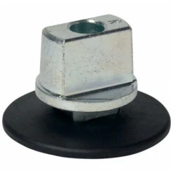 Axe Traversant BTS Long Plat Conique Galvanisé 3 Degrés Versetzt DIN Droite