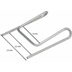 20x Clip D'attache De Joint Brosse Pour Porte Coulissante Maintien Butée Arrêt Stop Agrafe 5 20x Clip D'attache De Joint Brosse Pour Porte Coulissante Maintien Butée Arrêt Stop Agrafe -Promos Matériel Boutique 87105777 3