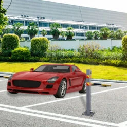 AUFUN Serrure De Parking Pliable, 3 Clés Avec Bandes Réfléchissantes Warn, Pour Garage Ou Lieu D'événement (1 Pièce) -Promos Matériel Boutique 87110775 5