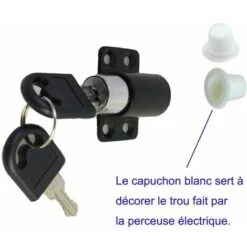 Lot De 4 Verrou De Sécurité Porte Fenêtre Avec Clé, Sécurité Fenêtre Enfant, Verrou Porte Coulissante Placard Patio Bolt Anti-vol Limite Restricteur Serrures Pour Bebe, Noir -Promos Matériel Boutique 87189005 3