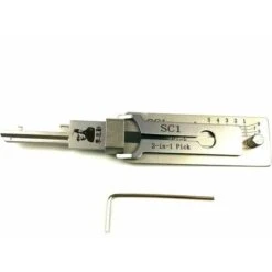 Entretien De Serrure Et Verrou, SC1 LiShi Tools 2 En 1 Outils De Crochetage De Serrure Pour Serrurier Professionnel SC1 LiShi Decord Et Pick Set -Promos Matériel Boutique 87229232 3