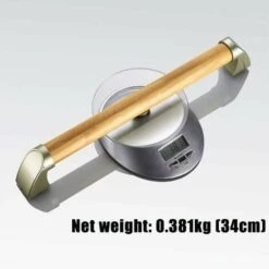 Bois Barre De Maintien Douche Et WC Pour Handicape Barre D'appui Salle De Bain Étanche Antidérapant Poignée De Baignoires Pour Personnes âgées White Wood-54cm,1pcs -Promos Matériel Boutique 87231850 5