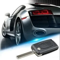 Convient Pour Citroen C3 Remplacement 2 Boutons Coque De Clé à Distance Ce0536 Va2 -Promos Matériel Boutique 87490331 4
