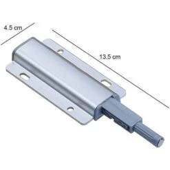 Pièces Ouvre-Porte Push To Open Snap Attrape Tiroirs Push Opener - Argent -Promos Matériel Boutique 87530047 3