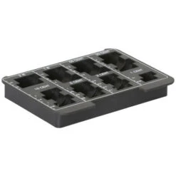 ARREGUI Elegant Cash Caisse à Monnaie Et Billets à Clé Pour Ranger Et Transporter L'argent, Caisse En Acier Monnayeur Et Compartiment Pieces, Coffre Fort Portatif, Noir, 15 Cm C9614-EUR -Promos Matériel Boutique 87945598 4