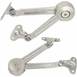 Lot De 2 Compas à Système D’amortissement Pour Abattants De Portes Relevables De Placard De Cuisine