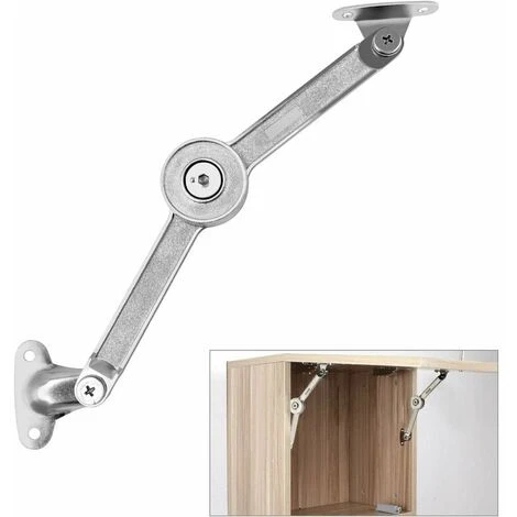 Lot De 2 Compas à Système D’amortissement Pour Abattants De Portes Relevables De Placard De Cuisine 4 Lot De 2 Compas à Système D’amortissement Pour Abattants De Portes Relevables De Placard De Cuisine – Image 4