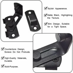 Loquet De Porte ¨ 90 Degr¨s Serrure De Porte Coulissante Boucles De Loquet De Porte Coulissante ¨angle Droit Serrures Et Loquets De Porte De Grange Le Noir 7 Loquet De Porte ¨ 90 Degr¨s Serrure De Porte Coulissante Boucles De Loquet De Porte Coulissante ¨angle Droit Serrures Et Loquets De Porte De Grange Le Noir -Promos Matériel Boutique 87952456 3