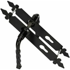 KOTARBAU Poignée De Porte - 90 Mm - PZ - Poignée De Porte - Poignée De Porte - Ensemble De Poignées - Décoratif - Universel - Intérieur - En Fer Forgé