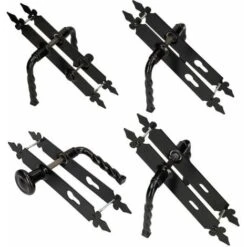 KOTARBAU Poignée De Porte - 90 Mm - PZ - Poignée De Porte - Poignée De Porte - Ensemble De Poignées - Décoratif - Universel - Intérieur - En Fer Forgé -Promos Matériel Boutique 88143346 5