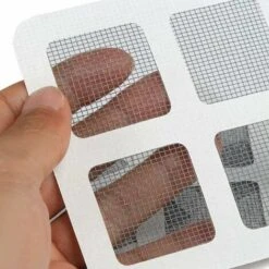 LTDSFHC 20 Pcs Réparation De Bandes Pour Fenêtres, Autocollant De Réparation De Maille D'écran De Porte, Auto-adhésif, Peut être Recadrée, Utilisé Pour Réparer Les Moustiquaires, Gaze (10×10cm) -Promos Matériel Boutique 88229421 5