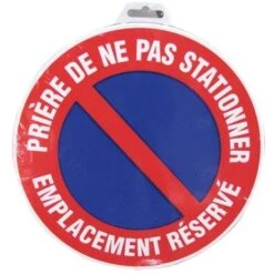 NOVAP - Disque - Défense De Stationner Emplacement Réservée - D: 300 Mm