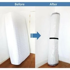 Sacs Sous Vide Pour Matelas Pour Déménagement - Sac De Rangement Pour Matelas - Sacs De Rangement Sous Vide Pour économiser De L'espace Pour Matelas Extra-large En Latex/éponge Robuste (taille : 130 x -Promos Matériel Boutique 88373635 5