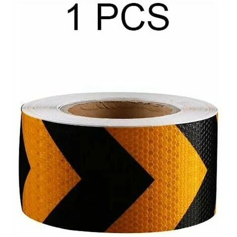 Autocollant Danger Arrow Ruban Réfléchissant Jaune Et Noir Bande Reflechissante Ruban De Signalisation Réflecteur Ruban Adhésif De Sécurité Conspicuity Ruban Davertissement 2 Autocollant Danger Arrow Ruban Réfléchissant Jaune Et Noir Bande Reflechissante Ruban De Signalisation Réflecteur Ruban Adhésif De Sécurité Conspicuity Ruban Davertissement – Image 2