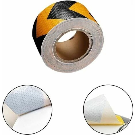 Autocollant Danger Arrow Ruban Réfléchissant Jaune Et Noir Bande Reflechissante Ruban De Signalisation Réflecteur Ruban Adhésif De Sécurité Conspicuity Ruban Davertissement 3 Autocollant Danger Arrow Ruban Réfléchissant Jaune Et Noir Bande Reflechissante Ruban De Signalisation Réflecteur Ruban Adhésif De Sécurité Conspicuity Ruban Davertissement – Image 3