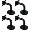 4 Pièces Acier Inoxydable Supports De Main Courante Pour Fixation Murale Supports De Rail D'escalier Pour Rampe Escalier Support Mural De Garde-Corps