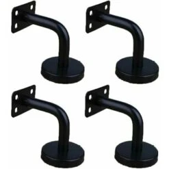4 Pièces Acier Inoxydable Supports De Main Courante Pour Fixation Murale Supports De Rail D'escalier Pour Rampe Escalier Support Mural De Garde-Corps -Promos Matériel Boutique 88680842 4
