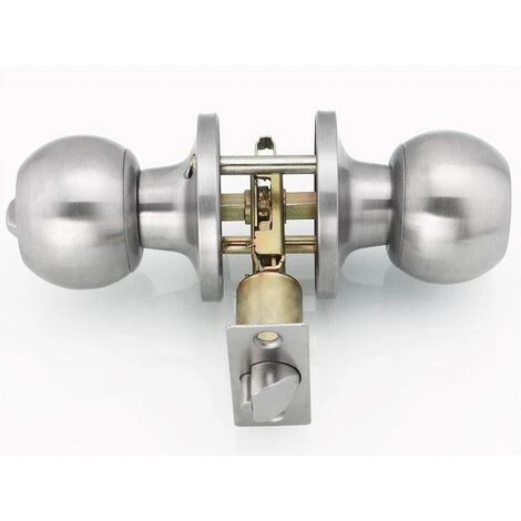 Poignée De Porte, Avec Serrure à Pêne Dormant, Avec Clé, âme En Cuivre, Avec Serrure Intérieure, Ronde 6.5-8.5 3 Poignée De Porte, Avec Serrure à Pêne Dormant, Avec Clé, âme En Cuivre, Avec Serrure Intérieure, Ronde 6.5-8.5 – Image 3