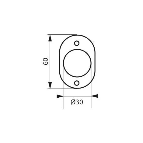 THIRARD - Rosace Pour Cylindre Ø30mm, Laiton 2 THIRARD - Rosace Pour Cylindre Ø30mm, Laiton – Image 2