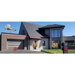 THIRARD - Paire De Verrous Capital Pour Porte D'entrée, Cylindre Double Entrée HG 45mm, S'entrouvrant, 6 Clés -Promos Matériel Boutique 8904719 3