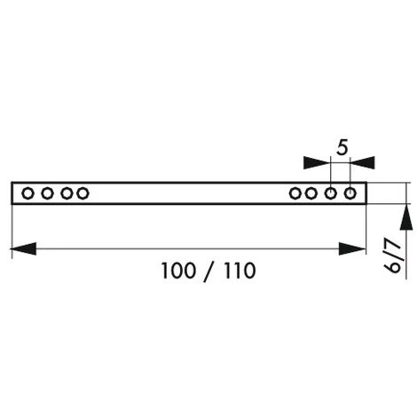 THIRARD - Jeu De 2 Carrés 7x 110 Mm, Fendus 2 THIRARD - Jeu De 2 Carrés 7x 110 Mm, Fendus – Image 2