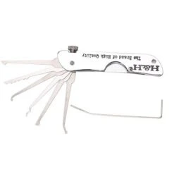 Ensemble De Crochetage De Serrure Pliable 7 En 1 Ensemble De Crochets De Verrouillage En Acier Inoxydable Avec Cle Kit -Promos Matériel Boutique 89256750 3