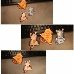 Autocollants De Voiture Chat Drôle, Dessin Animé 3D Animaux Chat Chaton Autocollants Bricolage Voiture Tuning Autocollants Chat Fenêtre Autocollants étanche PVC Chat Autocollants Chaton Stickers Murau -Promos Matériel Boutique 89319853 3