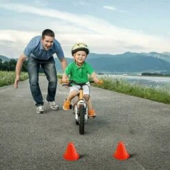 Lot De 50 Cônes D'entraînement Sur Route, Cône De Signalisation D'entraînement Sportif En Plastique, Cône De Signalisation D'entraînement Sportif De Slalom, Entraînement De Football, Rouleau (5 Couleu -Promos Matériel Boutique 89329827 5