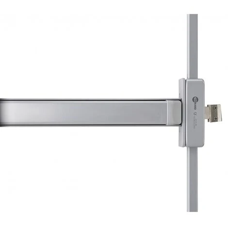 THIRARD - Serrure Anti-panique S-Push Pour Porte D'entrée, 2/3 Pts Haut Et Bas, Réversible, Gris 2 THIRARD - Serrure Anti-panique S-Push Pour Porte D'entrée, 2/3 Pts Haut Et Bas, Réversible, Gris – Image 2