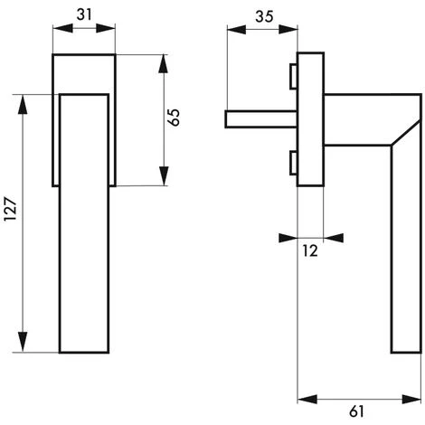 THIRARD - Béquille Fifty à Clé Pour Fenêtre, Chromé Poli, 1 Clé 3 THIRARD - Béquille Fifty à Clé Pour Fenêtre, Chromé Poli, 1 Clé – Image 3