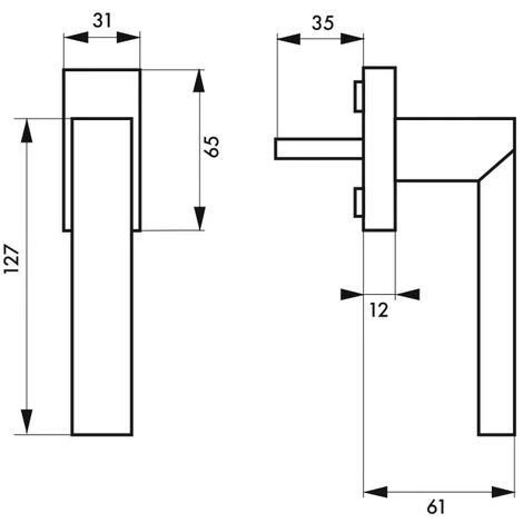 THIRARD - Béquille Fifty Pour Fenêtre, Nickelé Satiné Mat, 1 Clé 3 THIRARD - Béquille Fifty Pour Fenêtre, Nickelé Satiné Mat, 1 Clé – Image 3