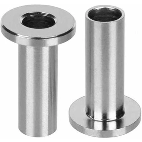 20 Pcs Manchons De Protection En Acier Inoxydable Pour Garde-corps De Câble 1/8 Pouce 5/32 Pouce 3/16 Pouce Poteaux En Bois, Balustrade De Bricolage 2 20 Pcs Manchons De Protection En Acier Inoxydable Pour Garde-corps De Câble 1/8 Pouce 5/32 Pouce 3/16 Pouce Poteaux En Bois, Balustrade De Bricolage – Image 2