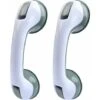 2pcs Accoudoir De Chambre,Poignée De Sécurité De Salle De Bain,Poignée à Ventouse,Main Courante Mobile,Poignée De Sécurité,Poignée De Douche Portable,Main Courante Pour Enfants Et Personnes âgées