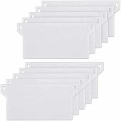 10pcs Plaque De Lestage Store Californien Poids Lest Stores Verticaux Plaque Lestage Store Lamelle Verticale 127mm Pièce Rechange Blanche