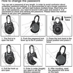 Serrure Intelligente Cadenas Serrure à Combinaison Directionnelle Lucchetto Candados Serrures à Bagages De Voyage Vintage Boîte Aux Lettres Serrure De Gymnastique -Promos Matériel Boutique 90600737 3