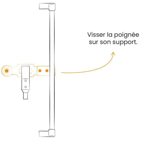 Poignée Pour Espagnolette Noire Sur Panneton Composite Gamme Standard 3 Poignée Pour Espagnolette Noire Sur Panneton Composite Gamme Standard – Image 3