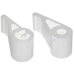 Lot De 2 Embouts Court D'Espagnolette Blanche En Composite Blanc à Visser -Promos Matériel Boutique 90663500 4