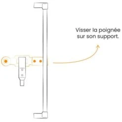 Poignée Pour Espagnolette Blanche Sur Panneton Composite Gamme Standard 5 Poignée Pour Espagnolette Blanche Sur Panneton Composite Gamme Standard -Promos Matériel Boutique 90663511 3