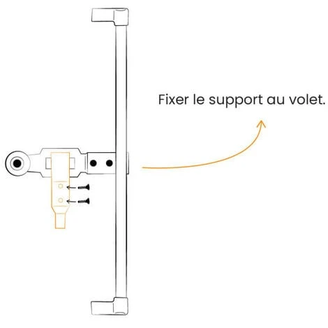 Accessoires Support Composite De Poignée Noire Espagnolette Gamme Standard 3 Accessoires Support Composite De Poignée Noire Espagnolette Gamme Standard – Image 3