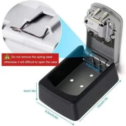 Boîte à Clé Sécurisée,Boite A Clefs Murale,Boite A Cle Avec Code à 4 Chiffres Haute Sécurisée étanche à L'eau Et à La Rouille,pour Intérieur Extérieur Maison Bureau Garage École Gymnase -Promos Matériel Boutique 91086642 3