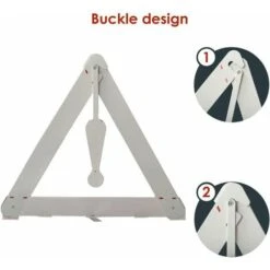 Triangles De Signalisation Pour Auto,Triangle Voiture Triangle Plaque D'Avertissement Réfléchissant Panneau De Stationnement Sécurisé Kit Voiture Avec Pour Véhicules à Moteur Triangle De Sécurité TUJD -Promos Matériel Boutique 91547747 3