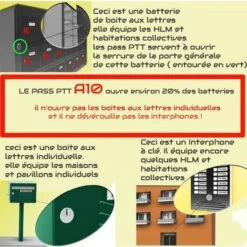 T10-PASS Clé Pass Ptt A10 Usinage Laser Haute Précision - Professionnels Et Particuliers 7 T10-PASS Clé Pass Ptt A10 Usinage Laser Haute Précision - Professionnels Et Particuliers -Promos Matériel Boutique 91663094 4