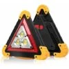 2pcs Triangles De Signalisation, Voyant D'alarme De Voiture à LED Lampe De Secours Triangulaire étanche 4 Modes Pour La Réparation De Voiture D'urgence Assistance (pas De Batterie Incluse)