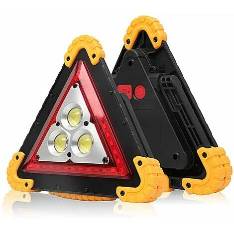 2pcs Triangles De Signalisation, Voyant D'alarme De Voiture à LED Lampe De Secours Triangulaire étanche 4 Modes Pour La Réparation De Voiture D'urgence Assistance (pas De Batterie Incluse) 1 2pcs Triangles De Signalisation, Voyant D'alarme De Voiture à LED Lampe De Secours Triangulaire étanche 4 Modes Pour La Réparation De Voiture D'urgence Assistance (pas De Batterie Incluse)