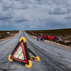 2pcs Triangles De Signalisation, Voyant D'alarme De Voiture à LED Lampe De Secours Triangulaire étanche 4 Modes Pour La Réparation De Voiture D'urgence Assistance (pas De Batterie Incluse) 9 2pcs Triangles De Signalisation, Voyant D'alarme De Voiture à LED Lampe De Secours Triangulaire étanche 4 Modes Pour La Réparation De Voiture D'urgence Assistance (pas De Batterie Incluse) -Promos Matériel Boutique 91804768 5