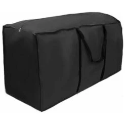 Extrêmement Grand Sac De Rangement Pour Coussins De Salon De Jardin Draps Oreillers Coussins Sac à Main Avec Poignée 210D Oxford Imperméable (116x35x50cm)