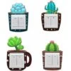 Cactus Creative Switch Cover Lumineux Socket Switch Stickers Muraux Décoratifs 4 Pcs LYLM