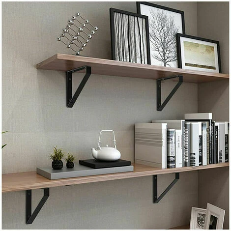 MAGIC 2Pcs Équerre De Fixation Triangle En Métal Charge Lourde, Equerre Murale Supports Étagère Murales Triangle, Supports à Angle Droit En Métal Pour Meubles Suspendus Connecteur Industriel Avec Vis 4 MAGIC 2Pcs Équerre De Fixation Triangle En Métal Charge Lourde, Equerre Murale Supports Étagère Murales Triangle, Supports à Angle Droit En Métal Pour Meubles Suspendus Connecteur Industriel Avec Vis – Image 4